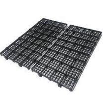 Pallet estrado Plástico 25x50x2,5cm Preto kit 20 peças