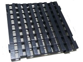 Pallet Palete Estrado Plástico 50X50Cm Preto 2Pcs Pallet Palete Estrado Plástico 50X50Cm Preto 2Pcs