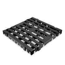 Pallet Plástico Estrado Piso Resistente 50X50 Paletes Preto