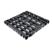 Pallet Plástico Modulável 50X50 Piso Estrado Preto 10 unid