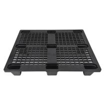 Pallet Plástico Vazado 1000x1200x150MM Preto 376 Lar Plásticos - LAR PLASTICOS