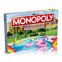 Palm Springs Monopoly Board Game Edition, Jogo de Família para Maiores de 8 anos