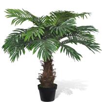 Palma Artificial Cycas VidaXL Realista 80 cm con Maceta
