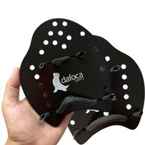 Palmar de Natação Hand Paddle DF1051-P Pequeno Preto Dafoca Sports