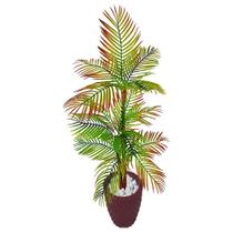 Palmeira Areca Bambu Planta Artificial Com Vaso Decorativo - Flor de Mentirinha