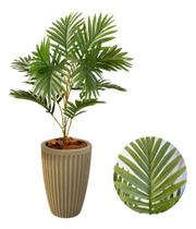 Palmeira Artificial com Vaso Polietileno Cone Decoração Casa - Flor Imp