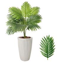 Palmeira Artificial com Vaso Polietileno Cone Decoração Casa