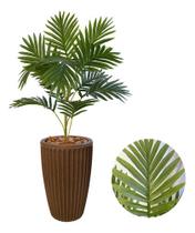 Palmeira Artificial com Vaso Polietileno Cone Decoração Casa - Flor Imp