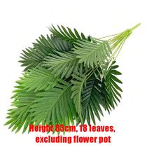 Palmeira artificial folhas verdes tropicais plantas falsas de plástico. Ramo de folha verde, nao acompanha vaso. 70-120 cm Palmeira artificial folhas verdes tropicais plantas falsas de plástico. Ramo de folha verde, nao acompanha vaso. 70-120 cm