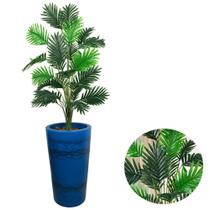 Palmeira Artificial Grande Com Vaso Cone Decoração Sala Casa Palmeira Artificial Grande Com Vaso Cone Decoração Sala Casa