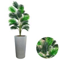 Palmeira Artificial Grande Com Vaso Cone Decoração Sala Casa