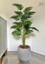 Palmeira Artificial Grande Com Vaso Origami Completo