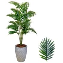 Palmeira Artificial Grande Com Vaso Polietileno Completo - PlantaImport