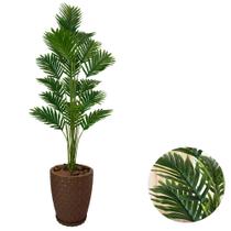 Palmeira Artificial Grande Com Vaso Polietileno Completo - Palmeira Artificial Grande Com Vaso Polietileno Completo -