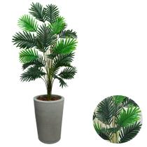 Palmeira Artificial Grande Toque Real Com Vaso Polido Sala Palmeira Artificial Grande Toque Real Com Vaso Polido Sala