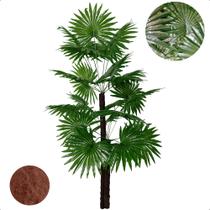 Palmeira Artificial Leque Verde sem Vaso Decoração para Sala - Flor de Mentirinha