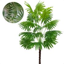 Palmeira Artificial Leque Verde sem Vaso Decoração para Sala