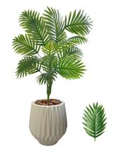 Palmeira Artificial Planta Com Vaso Origami Polietileno