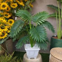 Palmeira Coqueiro Artificial Vaso Decorativo Planta Tropical Realista Sofisticação Escritório Sala Palmeira Coqueiro Artificial Vaso Decorativo Planta Tropical Realista Sofisticação Escritório Sala