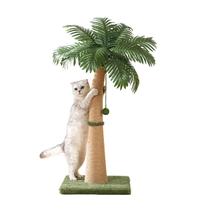 Palmeira curva Cat Scratching Post Furlogy de 101 cm de altura