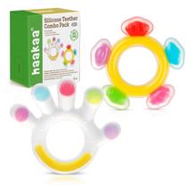 Palmeira de silicone Teether Combo Haakaa e roda gigante para mais de 3 milhões de bebês Palmeira de silicone Teether Combo Haakaa e roda gigante para mais de 3 milhões de bebês