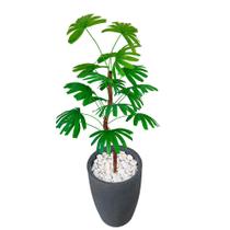 Palmeira Rafia Verde Planta Artificial Grande Vaso Decoração