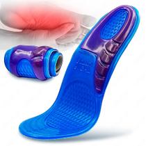 Palmilha Absorção Anti Impacto Gel Silicone 4feet