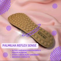 Palmilha Bolinha Massageadora Confortavel Palmilha Reflex Sense Para Esporão e Fascite Plantar - Uniflex