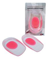 Palmilha Calcanheira Gel Silicone Esporão Par Adesivo