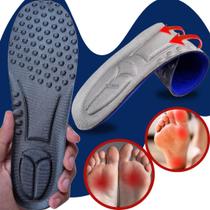 Palmilha Confortável Anti Impacto Para Dor Pés e Pernas