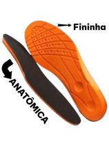 Palmilha De Gel Fininha Anatómica Ortopédico Confortável Macia Tamanho 32 ao 48