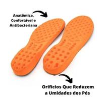 Palmilha Gel Anatômica Anti Impacto Alto Conforto Silicone Pés Sem Dor