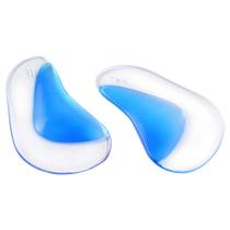 Palmilha Gel Silicone unisex Massageadora Curva Do Pé 3/4 confortavel