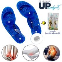 Palmilha Magnética Terapia Do-in Anti Dores + Creme Sebo de Carneiro