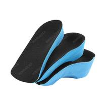 Palmilha Ortopédica Invisível Com Suporte De Arco Para Tênis, Elevação De Calcanhar 2, 3, 4cm, Meia