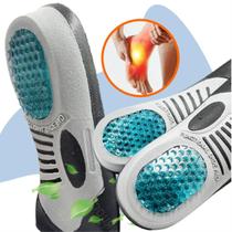 Palmilha para Fascite Esporão Dor Nos Pés Joelhos E Coluna - Ergo Premium