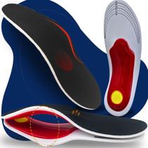Palmilha Para Pé Chato Pisada Pronada Com Apoio do Arco Plantar Original