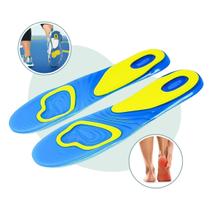 Palmilha Silicone Anti Impacto Confortável 36 a 41 Fascite Gel Recortável