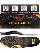 Palmilhas CRUVHEAL Premium High Arch Plantar Relief