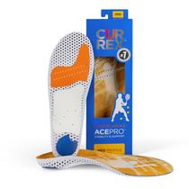Palmilhas CURREX AcePro Arch Support para tênis, basquete, voleibol, padel