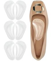 Palmilhas de gel com suporte de arco Dr Foot para pés planos, 3 pares Palmilhas de gel com suporte de arco Dr Foot para pés planos, 3 pares