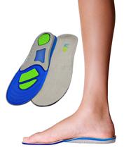 Palmilhas de gel para crianças, calçados esportivos KidSole, tamanho 2-6 (24 cm)