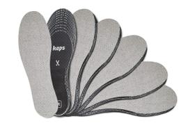 Palmilhas de sapato Kaps Odour Stop Anti Odor com carvão vegetal, 6 pares