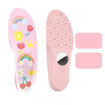 Palmilhas de sapatos Sifemp Airtag Hidden Holder Kids Pink Rainbow