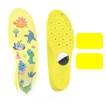 Palmilhas de sapatos Sifemp Airtag Hidden Holder para crianças amarelas