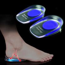 Palmilhas de silicone anti-impacto alívio das dores nos pés para uso em vários tipos de Calçados