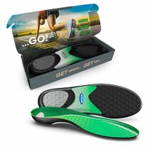 Palmilhas Dr. Scholl's Performance Running Masculinas Femininas Pretas e Verdes