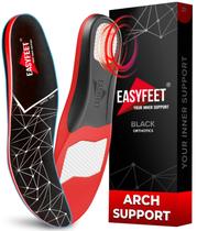 Palmilhas EASYFEET Black Premium Anti-Fadiga High Arch Support