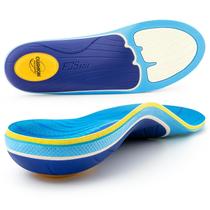 Palmilhas esportivas PCSsole para alívio da fascite plantar, arco alto