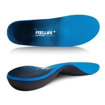 Palmilhas FEELLIFE para fascite plantar, suporte de arco alto